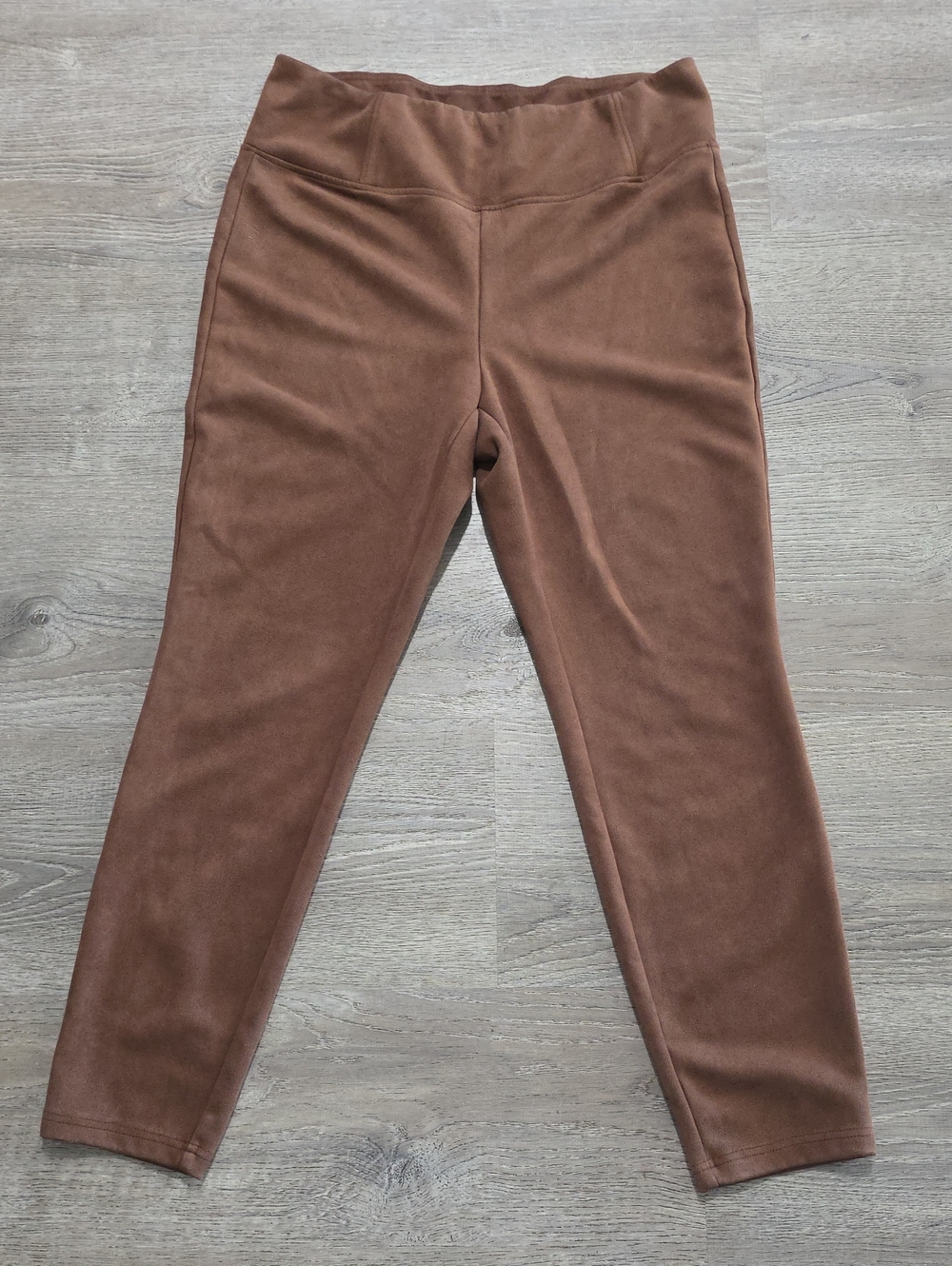 Laundry By Shelli Segal Brown Cropped Ponte Pants
